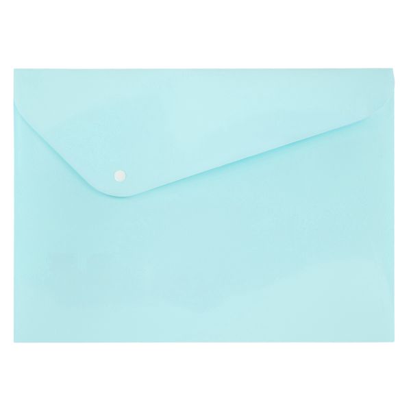 Папка-конверт с кнопкой A4 180 мкм диагональ, 20 шт, бирюзовый EC21017119, Expert Complete