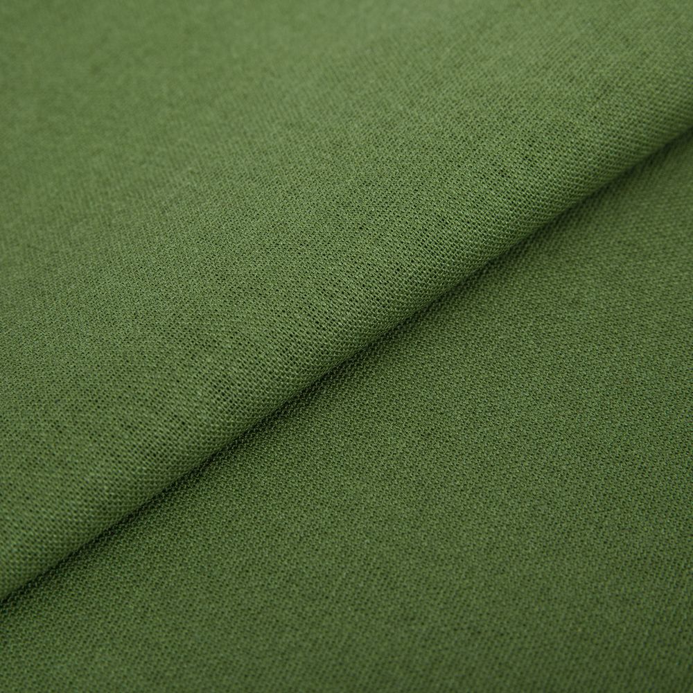 Льняная ткань 175±5 г/м², 150х140 см, №162 зеленый, Gamma 3070N