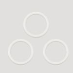 Кольца для бюстгальтера металл ⌀14.0 мм, 004 приглушенный белый, Arta, 50 шт