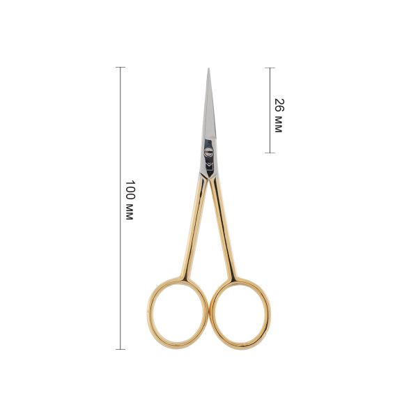 Ножницы рукодельные для вышивки 10 см, в чехле Micron VIT-04