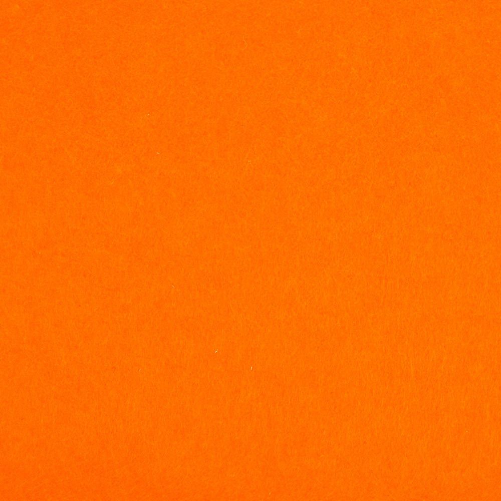 Фетр рулонный жесткий 1.0 мм, 150 см, рул. 10 метров, (FKH10), СН901 люмин.-оранжевый, Blitz