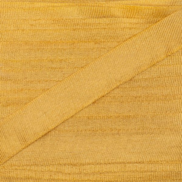 Лента (тесьма) шелковая 7.0 мм / 45.5±0.5 метров, №038 св. горчичный, Gamma SR-7