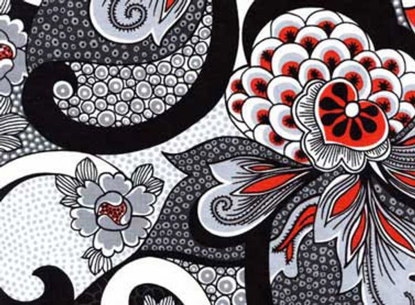 Ткань для пэчворка PEPPY MANGO TANGO 4266 ФАСОВКА 50х55 см 145±5 г/м² 100% хлопок, 23219 BLA/GRY1, Peppy, MANGO TANGO 4266