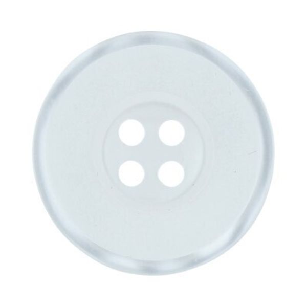 Пуговицы 4 прокола костюмные 15 мм, 36 шт, А001 белый, Gamma VX 0022