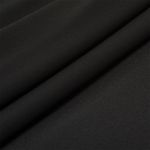 Креп-шифон 105 г/м², шир.150 см, цв.10 черный, 30м /TOS/