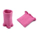 Манжеты трикотажные 6.0х7.0 см, 1 пара, тонкие малые 14 кл, 1х1, 342/8 камелия, розовый цикламен