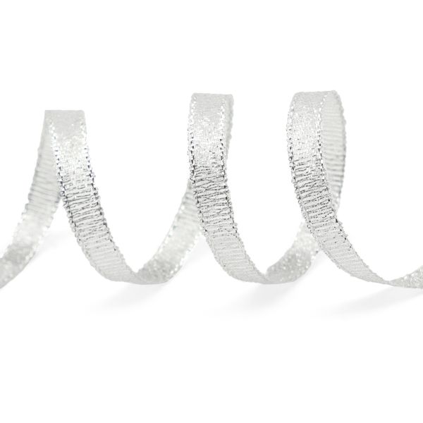 Лента металлизированная 6.0 мм, 32,9м 0080-0600 (серебро)