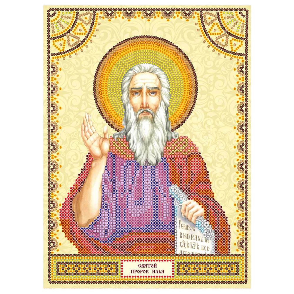 Рисунок для вышивания бисером Абрис Арт, Святой Илья 17х23см, ACK-041