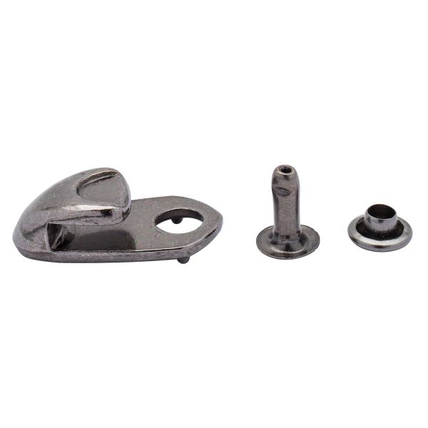 Крючки обувные 19 мм, чер.никель, 20 шт