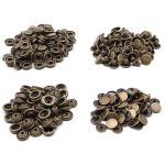 Кнопка Дельта (O-образная) ⌀15/15 мм, ≈720 шт, МЕТАЛЛ, антик, NEW STAR