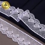Кружево гипюр (плетёное) 45 мм, TBY.8540E, 01 белый, 13.25м, Kruzhevo