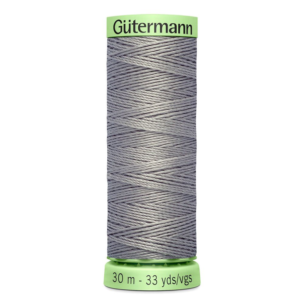 Нитки отделочные Gutermann Top Stitch, 30м, 040 пепельно-серый, 5 катушек
