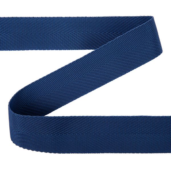 Стропа (ременная лента) 40 мм / 25 метров, толщ. 1.44 мм, [14.4 г/пог.м], 100% п/п, рис. 3114, кобальт, Gamma С1594Г17