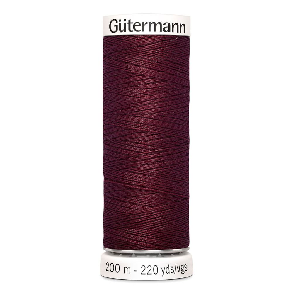 Нитки универсальные Gutermann Sew-all, 200м, 369 винный