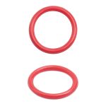Кольца для бюстгальтера пластик ⌀15.0 мм, C820 красный, 100 шт
