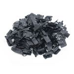 Крючок шубный PQ 45 мм, черный, PQ5201, 100 шт