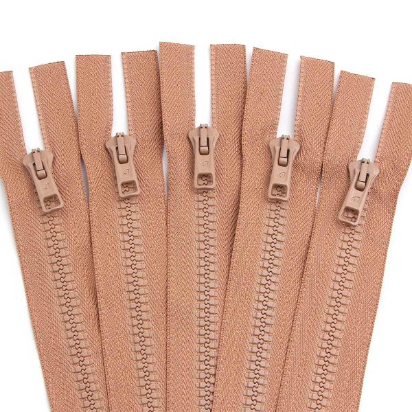 Молния трактор Arta Т6 (6 мм) 1 зам., разъем., 85 см, цв. 071 св.бежевый, уп.5 шт