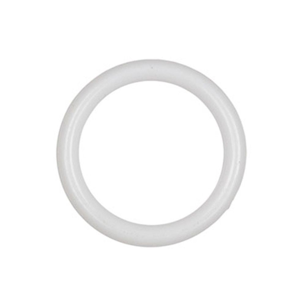 Кольцо для бюстгальтера пластик ⌀06 мм, 100 шт, белый, Blitz CP01-6