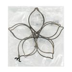 Брошь декоративная 70х70 мм, pewter олово черный никель /TOS/