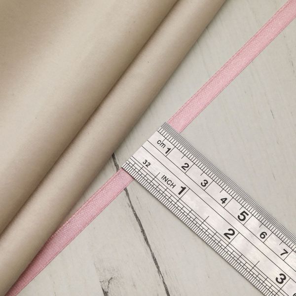 Лента атласная 1-сторонняя 6.0 мм / 22.86±1 метров, 020 пыльно-розовый, Globus