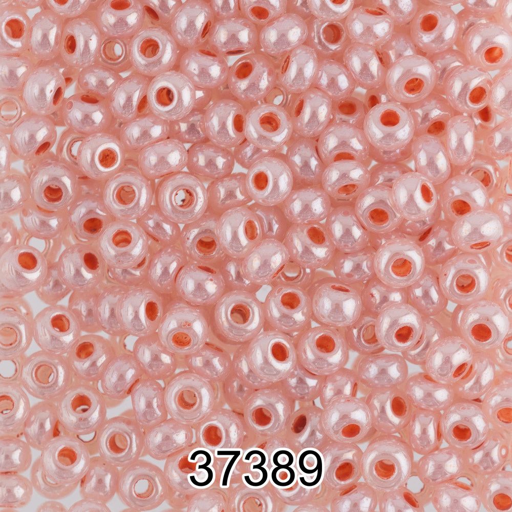 Бисер Preciosa круглый 10/0, 2.3 мм, 500 г, 37389 (Ф358) св.розовый
