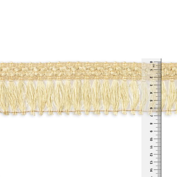 Бахрома отделочная 70.0 мм / 10 метров, 122 кремовый, Gamma 2035