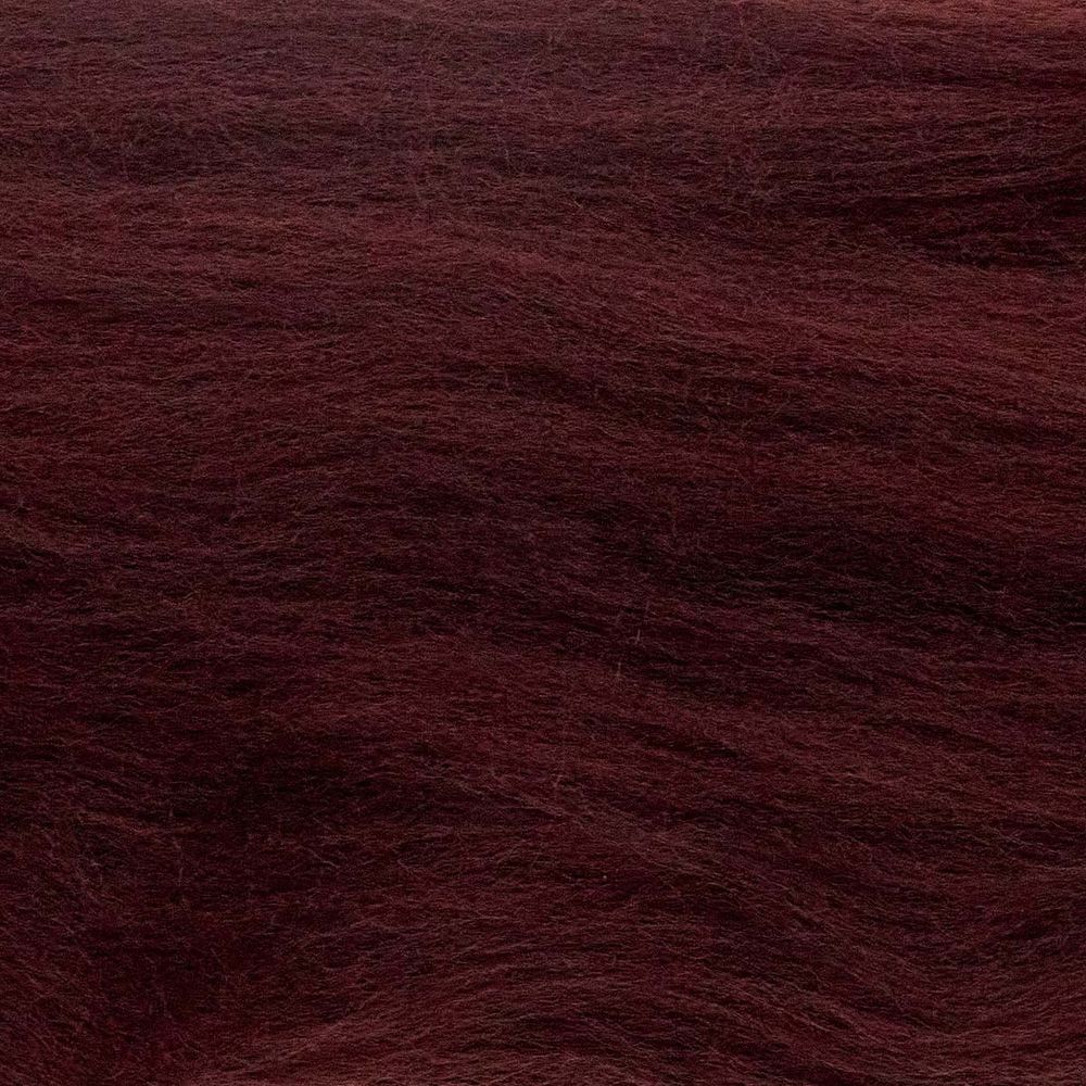 Шерсть для валяния мериносовая тонкая 100%, 100 г, цв.17 шоколад