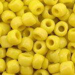 Бисер Astra&Craft 6/0 (4.1 мм), 150 г (10х15 г), цв. 42 желтый/непрозрачный