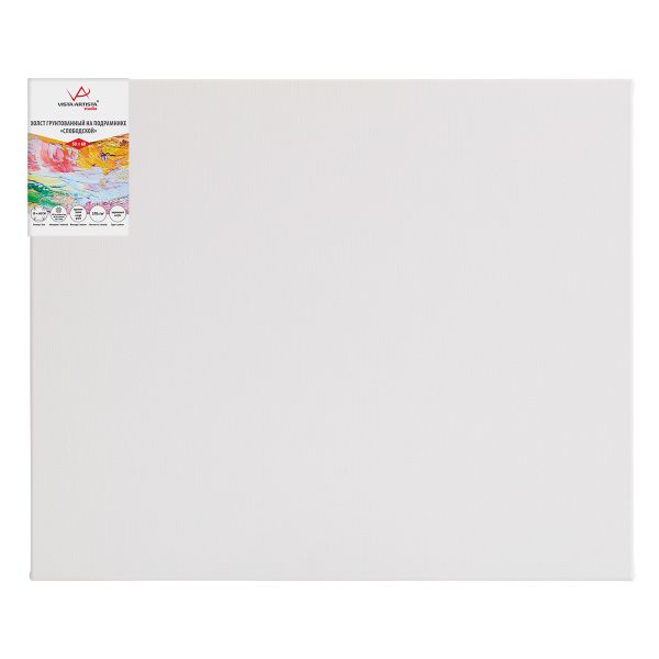 Холст грунтованный на подрамнике 50х60 см, 570 г/м², 2 шт, Слободской крупнозернистый, Vista-Artista AMLG-5060