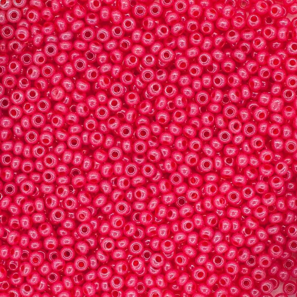 Бисер Preciosa эффект алебастра с блест.покрытием и цв. центром 10/0 (2.3 мм), 100 г (5х20 г), цв. 17398