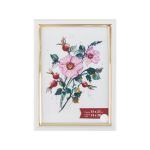 Рамка для картины (фото) пластик с оргстеклом 15х21 см, белый, Gamma ПРК-18