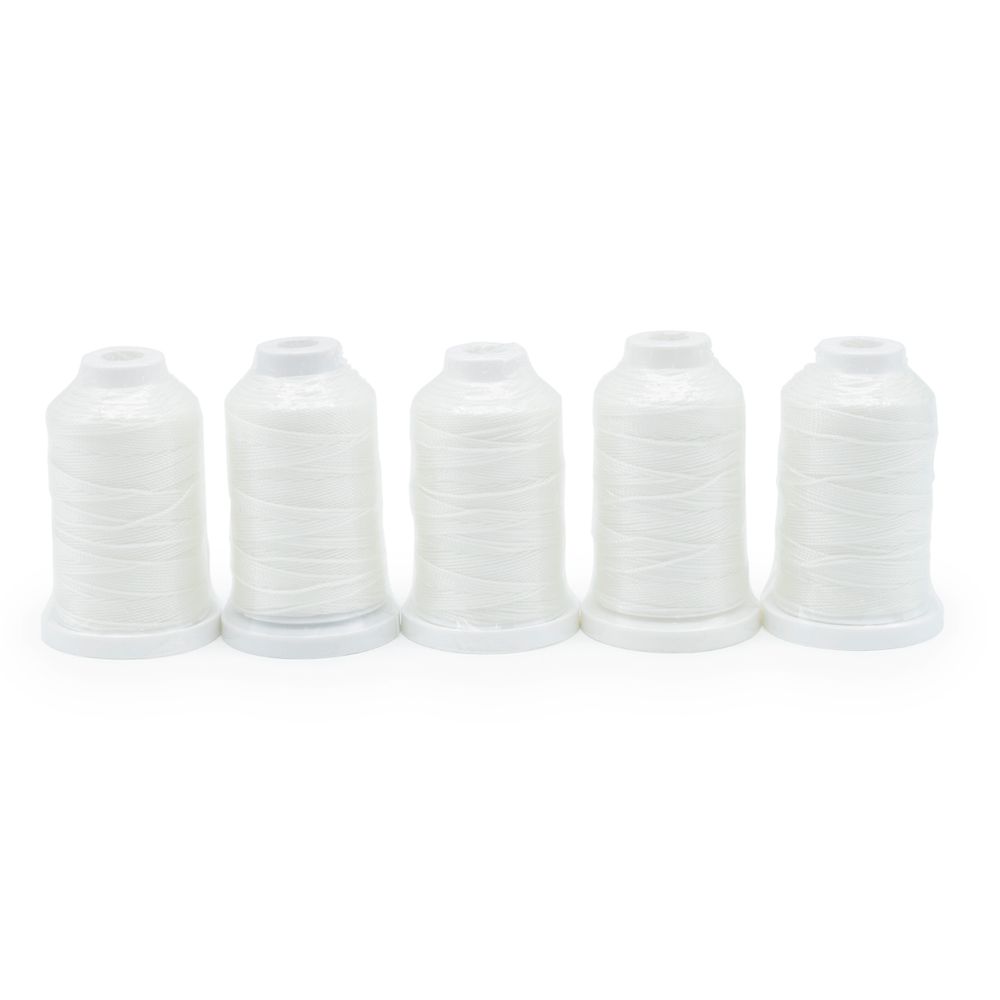 Нитки филаментные 1000D/3, 91.44 м, Астра, 9022 белый