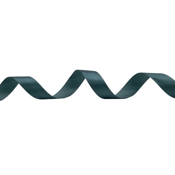 Лента атласная 1-сторонняя 25.0 мм / 22.86±1 метров, (аналог 411007), 124 темная бирюза, Globus