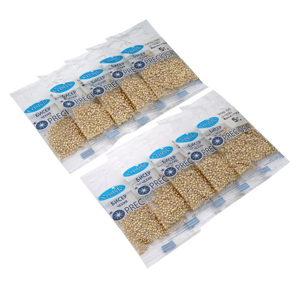 Бисер Preciosa 10/0 (2.3 мм), 50 г (10х5 г), цв. 18383