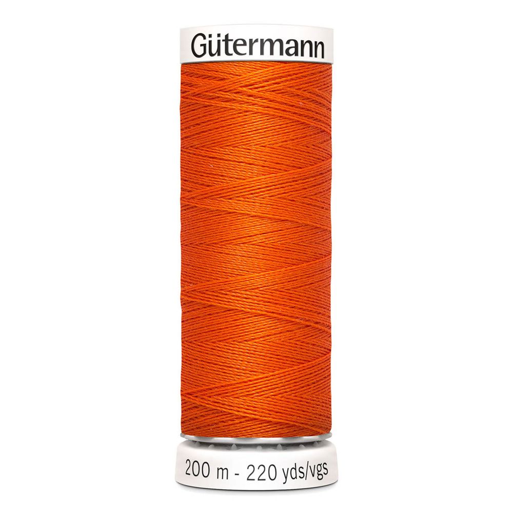 Нитки универсальные Gutermann Sew-all, 200м, 351 оранжевый, 1 катушка
