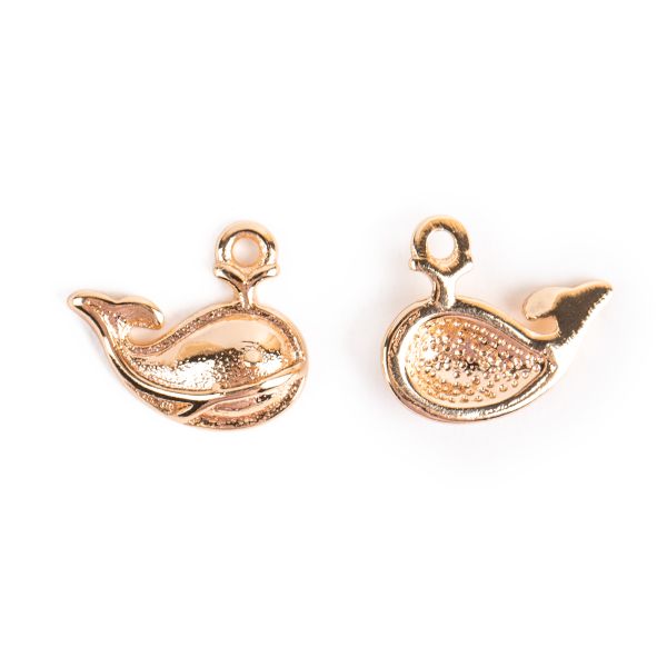 Подвеска для бижутерии кит 8х10 мм, 10 шт (5х2 шт), 02 под золото, Zlatka FMK-P07