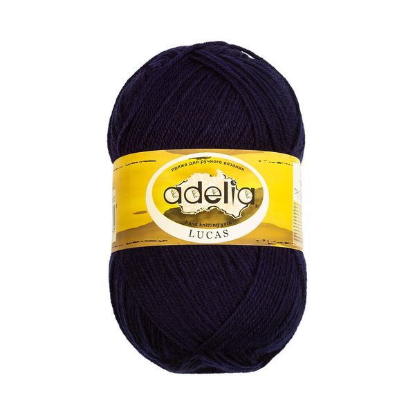 Пряжа Adelia Lucas / уп.5 мот. по 100г, 218м, 33 т.синий