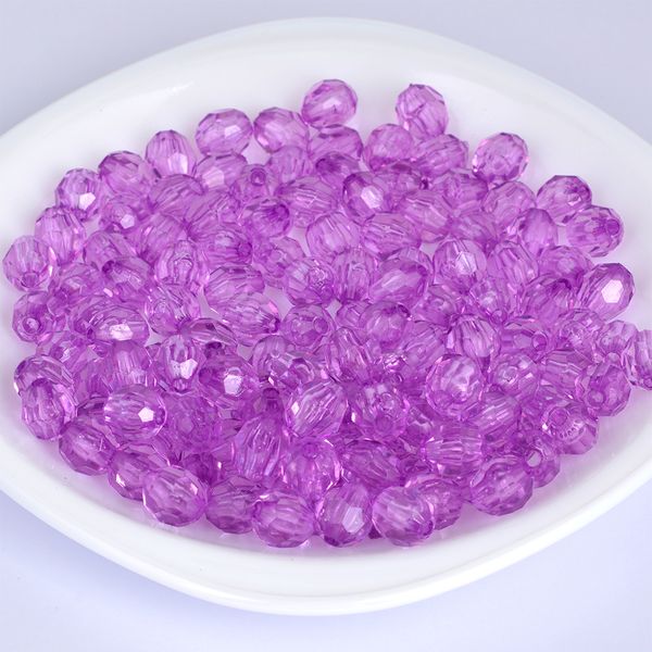 Бусины акрил ⌀12 мм, цв. 06 сиреневый, 50 г, Magic4Hobby