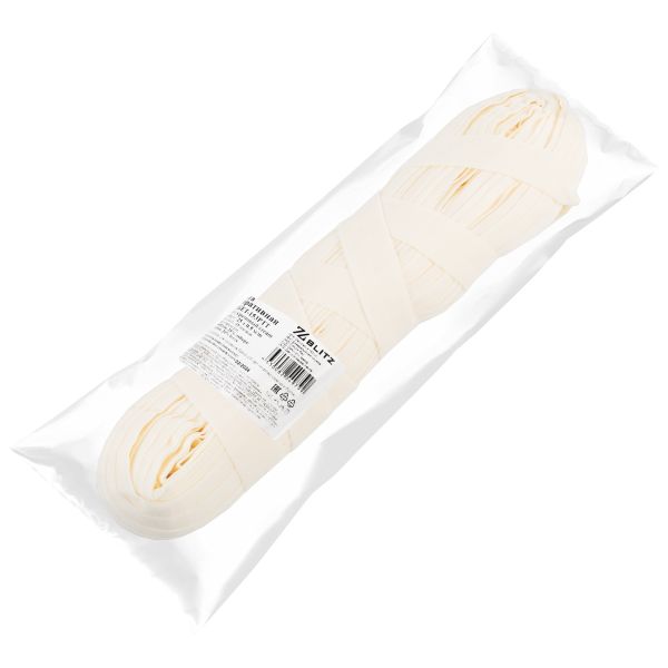 Резинка бельевая (отделочная) 20.0 мм / 25 метров, кремовый/cream, Blitz GET-153PTT