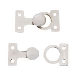 Крючки пришивные декоративные 10х21 мм, никель, 10 шт