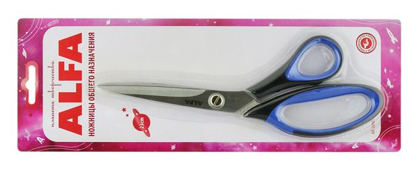 Ножницы универсальные 23 см, Alfa, 10 шт, AF-2880