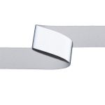 Лента светоотражающая (катафотная) эластичная [cpl:420], 25 мм / 25 метров, 92% п/э, 8% спандекс, серебро, Gamma JF9600