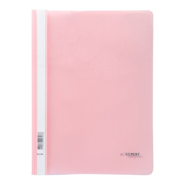 Папка-скоросшиватель A4 140/180 мкм волокно, 20 шт, розовый 214189, Expert Complete 214189