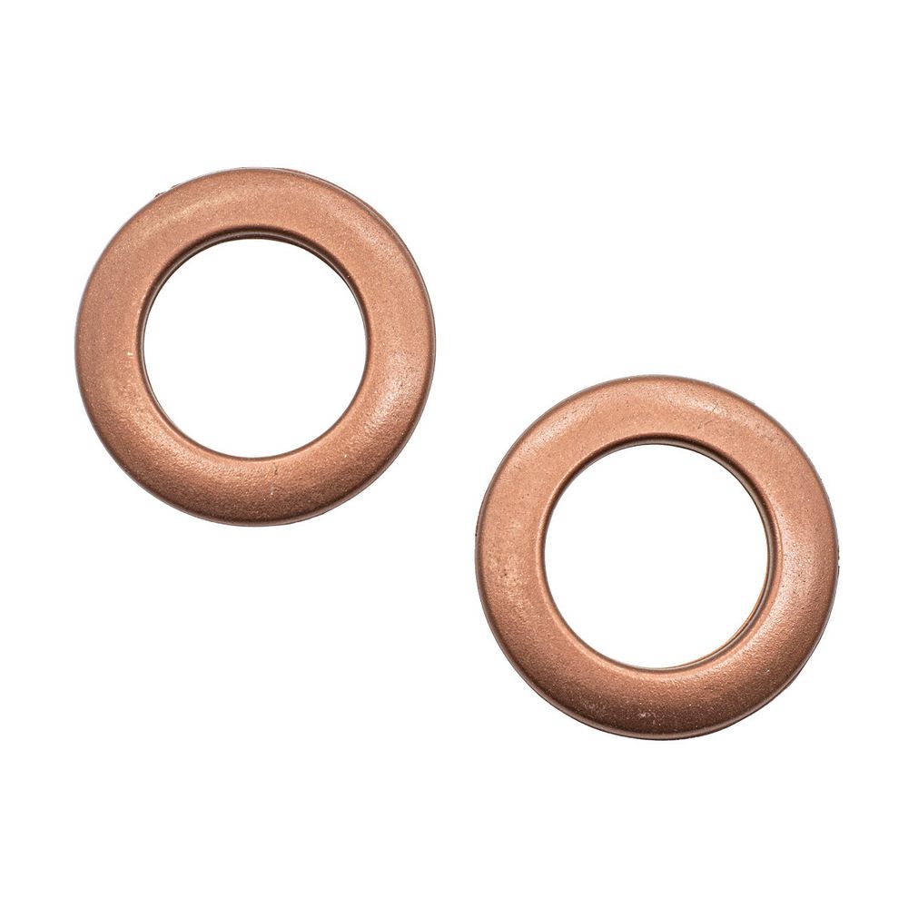 Люверсы шторные ⌀35 мм, терракот металлик, 08, Belladonna, 10 шт