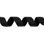 Стропа (ременная лента) 10 мм / 25 метров, толщ. 1.03 мм, [4.7 г/пог.м], 100% п/п, черный, Gamma С3871Г17