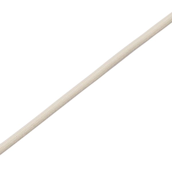 Резинка шляпная (шнур эластичный) ⌀2.0 мм / 30 метров, цв.св.бежевый