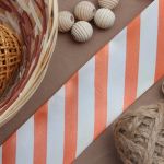 Лента атласная с рисунком 45.0 мм / 3 метра, Диагональ (красный), Globus