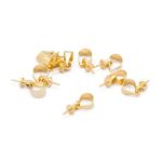 Крепление для бусины, 10 шт/упак, Astra&Craft (золото), 4AR2021