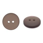 Пуговицы на 2 прокола 22L (14мм), пластик (col.25 светло-коричневый), CR-K18M, 144 шт