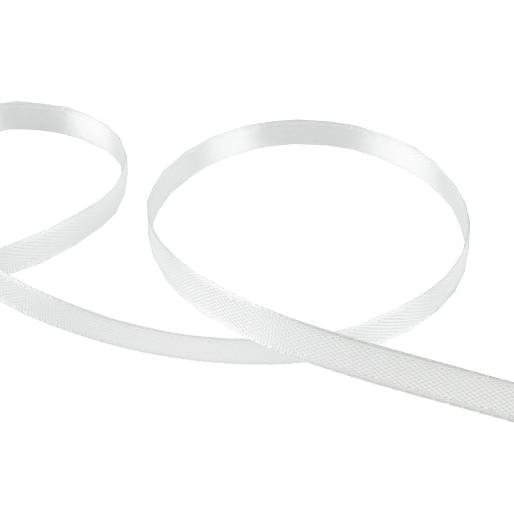 Лента атласная нарезка _6.0 мм / 10 шт по 5.4 метра, №518L(14-4104) серый, Gamma AL-6P